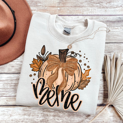 Fall Glitter Pumpkin (dropdown)-DTF&UV