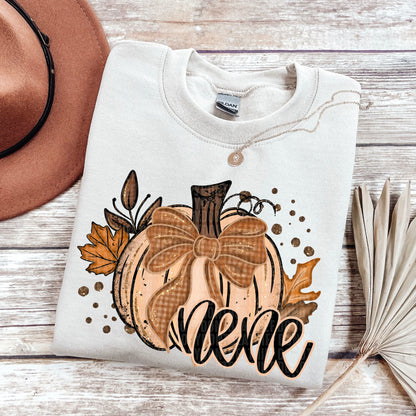 Fall Glitter Pumpkin (dropdown)-DTF&UV
