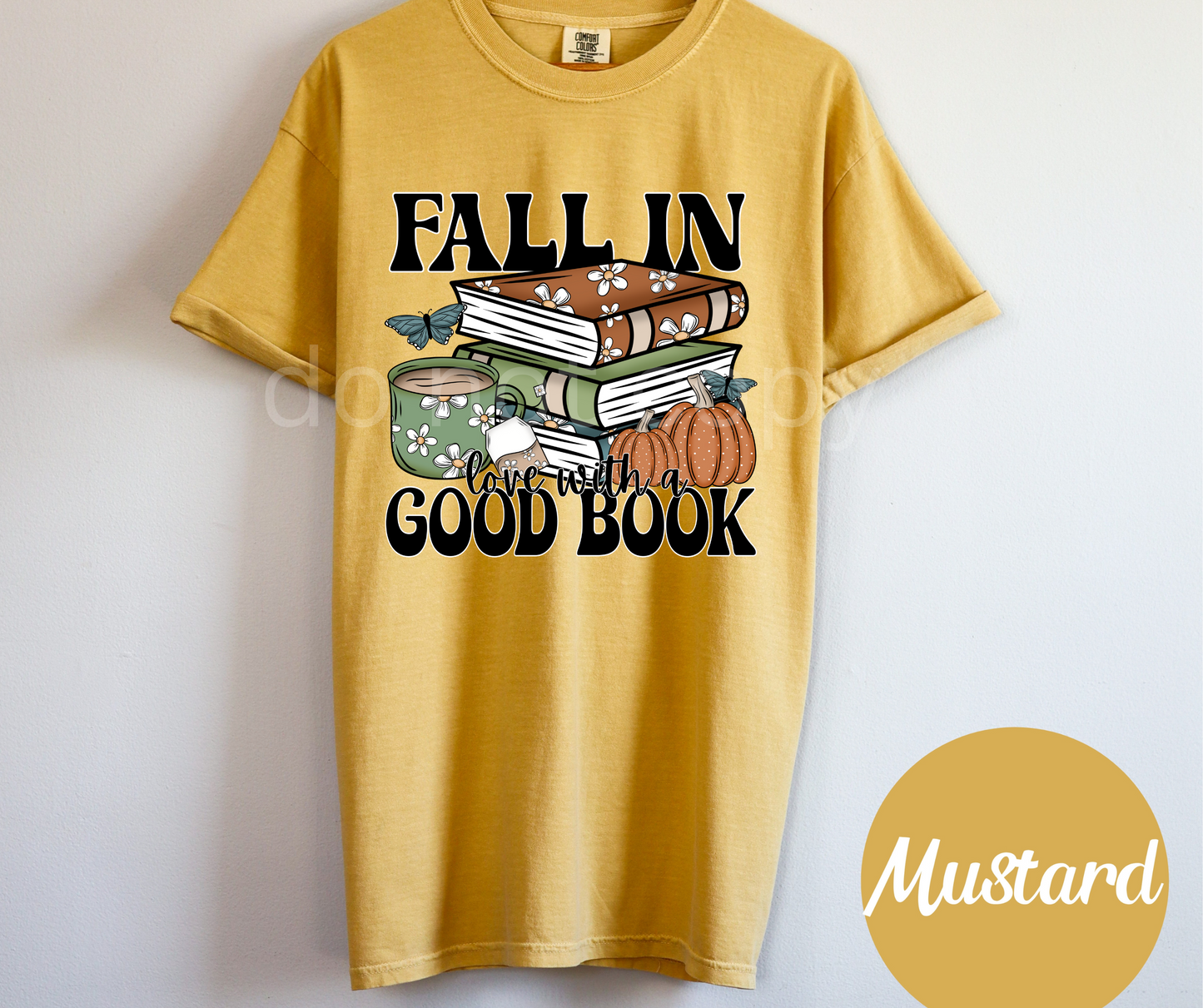 Fall in love with a good book-DTF