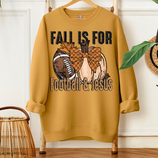 Fall is for football and jesus -DTF&UV