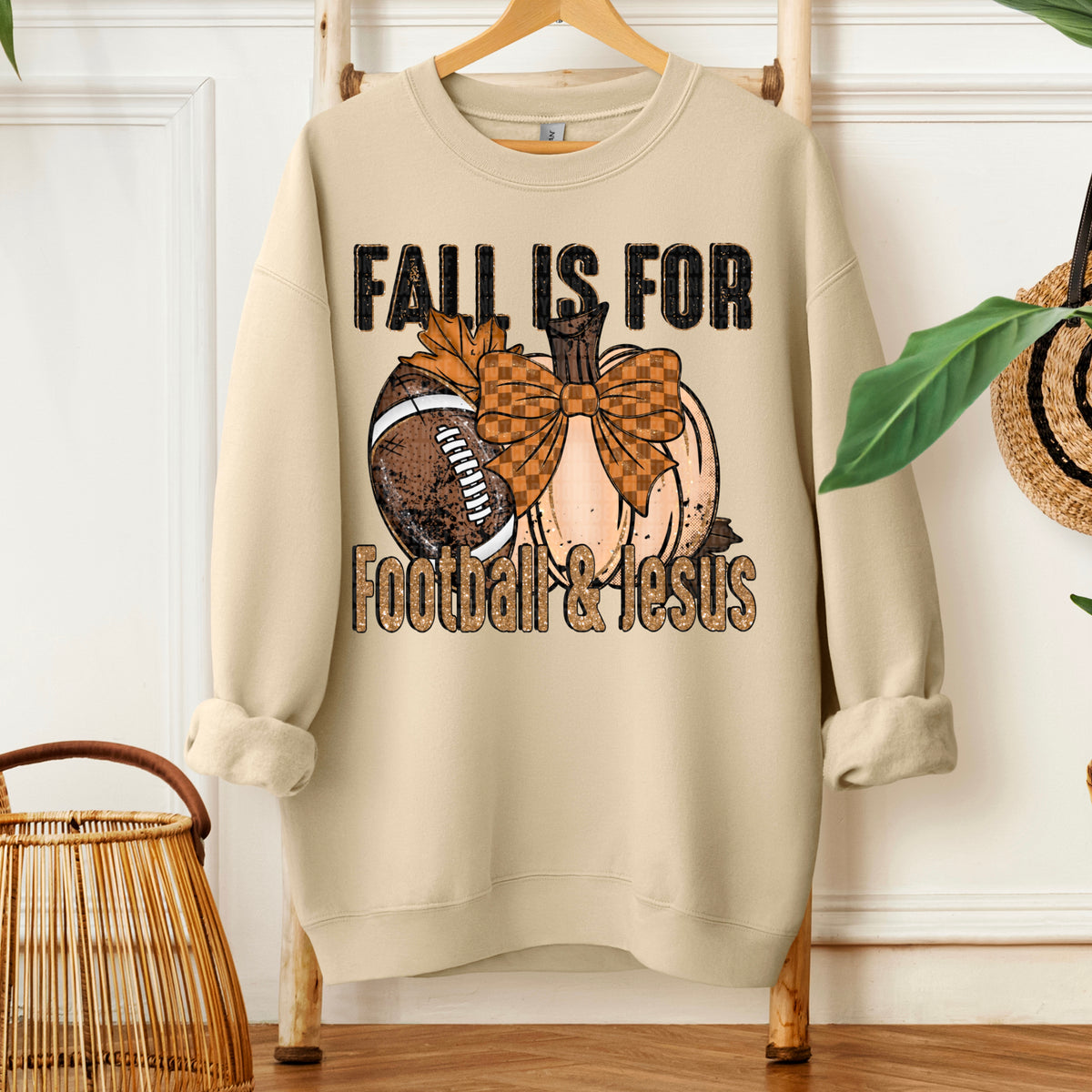 Fall is for football and jesus -DTF&UV
