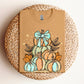 Fall Pumpkins with faux gold glitter-DTFS&UV
