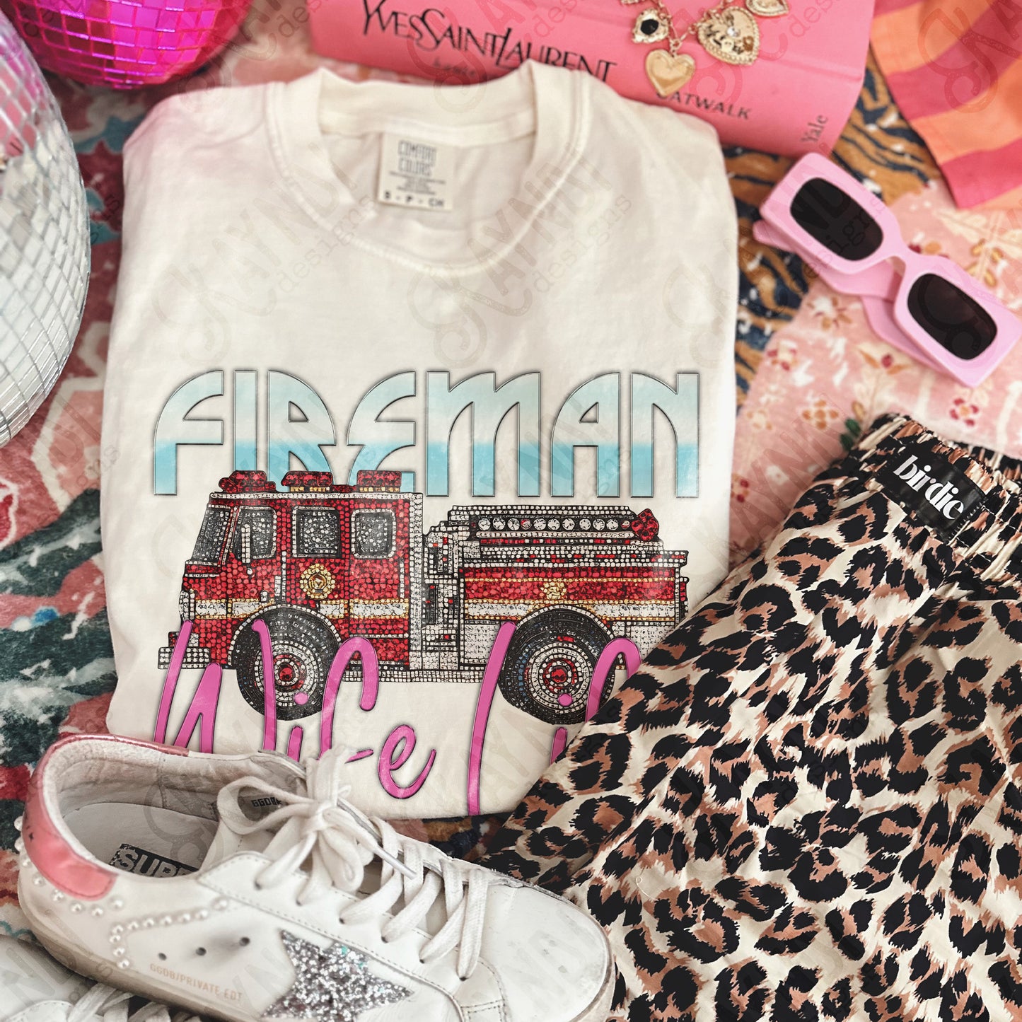 Fireman Wife-DTF&UV