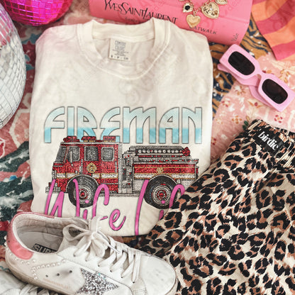 Fireman Wife-DTF&UV
