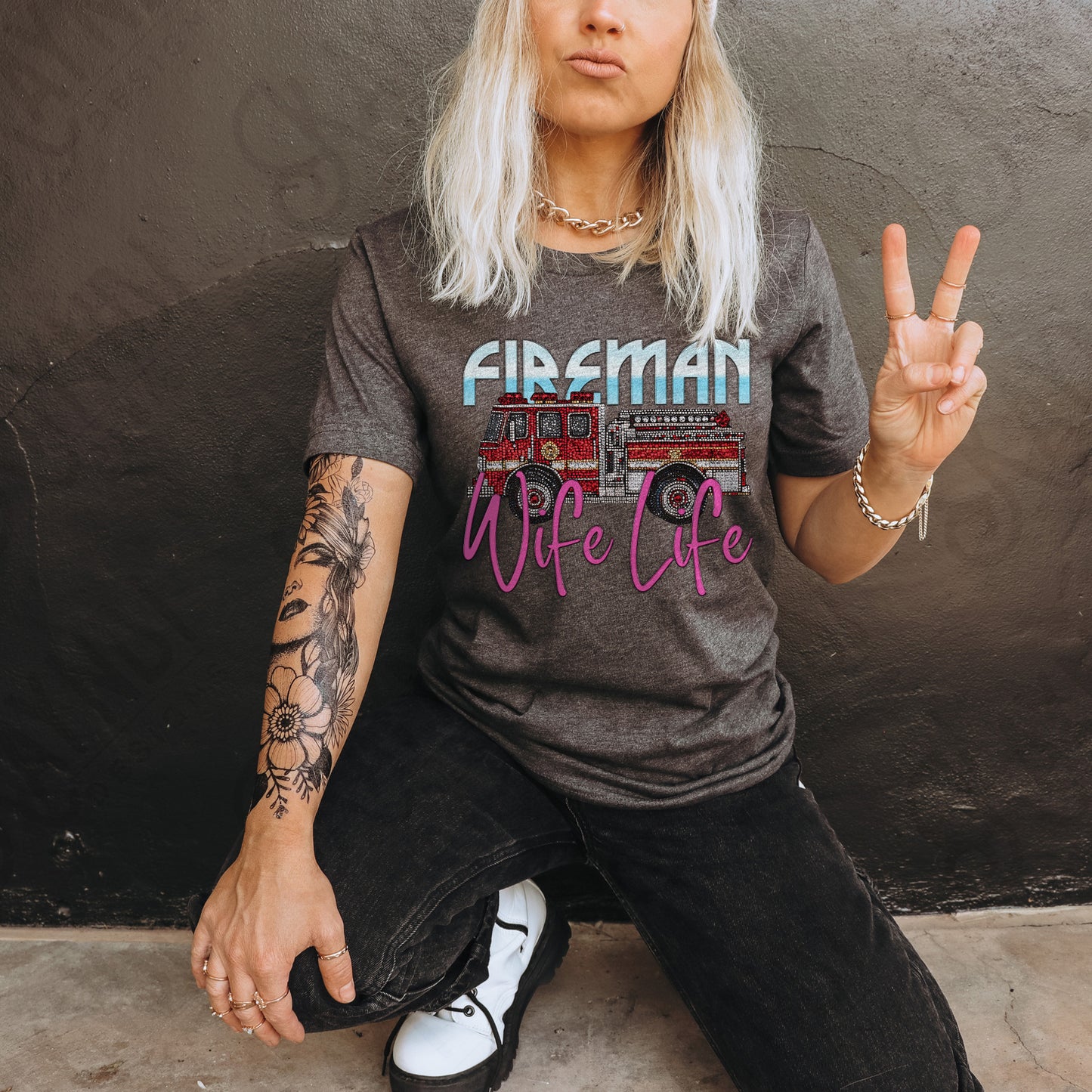 Fireman Wife-DTF&UV