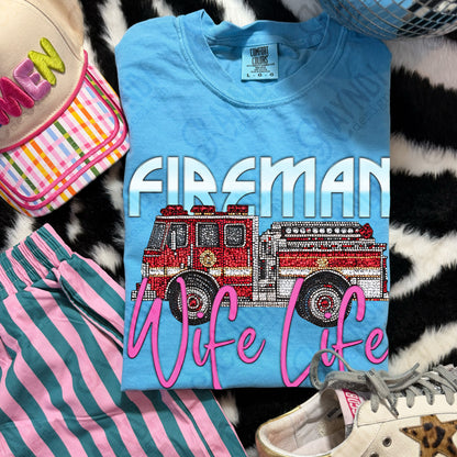 Fireman Wife-DTF&UV