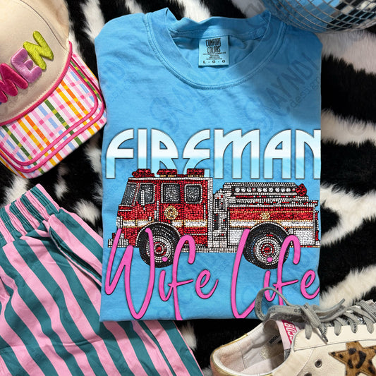 Fireman Wife-DTF&UV
