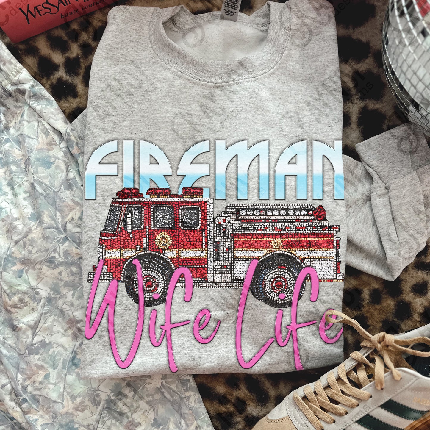 Fireman Wife-DTF&UV