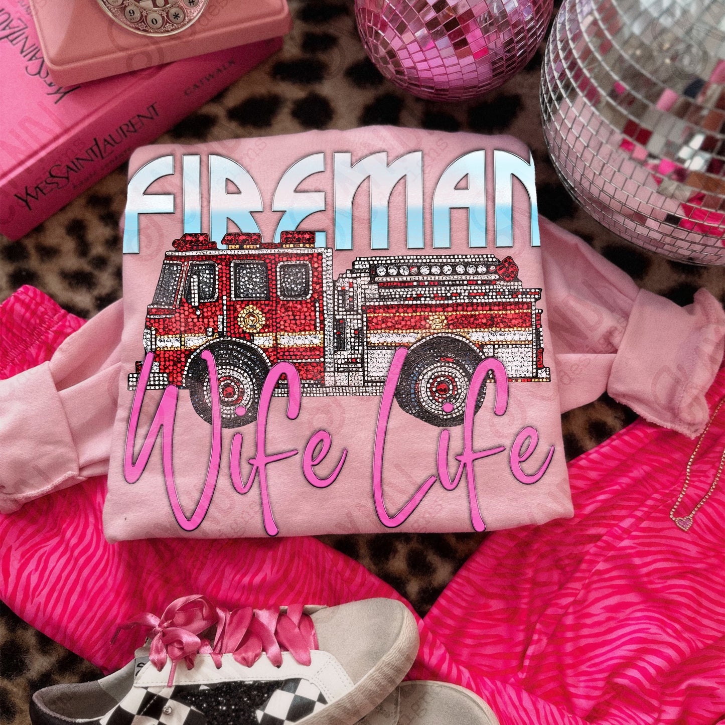 Fireman Wife-DTF&UV