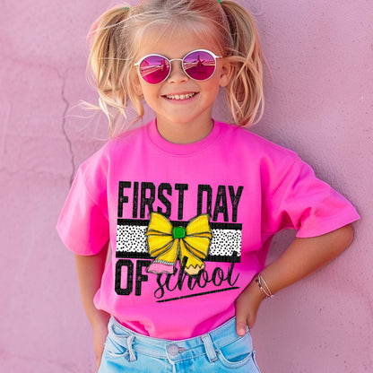 First day of school-DTF&UV