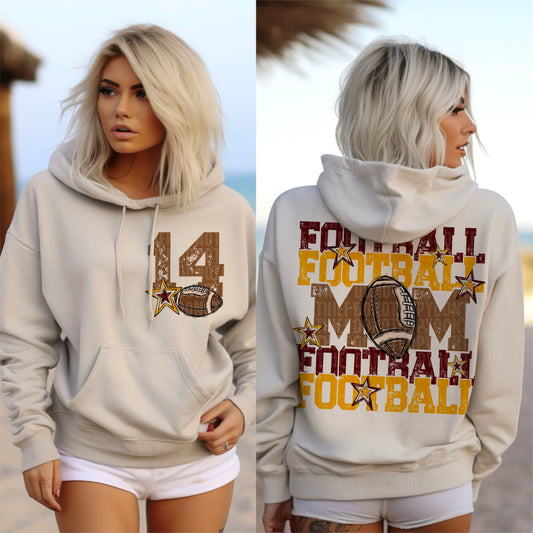 Football Mom-DTF&UV (Includes front and back)( Dropdown) - DTF&UV