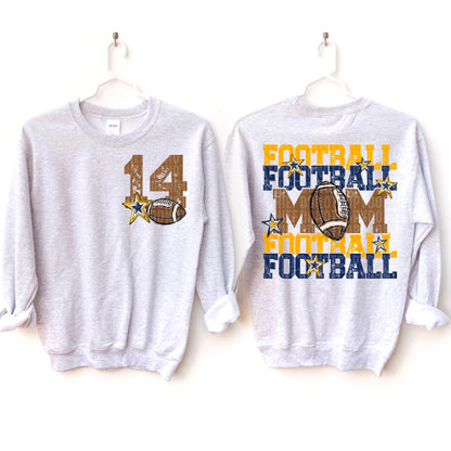 Football Mom-DTF&UV (Includes front and back)( Dropdown) - DTF&UV
