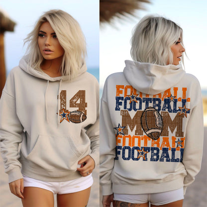 Football Mom-DTF&UV (Includes front and back)( Dropdown) - DTF&UV