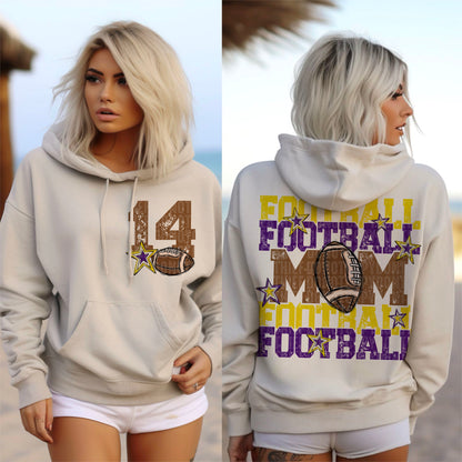 Football Mom-DTF&UV (Includes front and back)( Dropdown) - DTF&UV