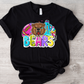 Football and Poms Mascot Bright Bears-dtf