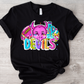 Football and Poms Mascot Bright Devils-DTF