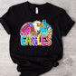Football and Poms Mascot Bright Eagles-DTF