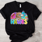 Football and Poms Mascot Bright Hawks-DTF