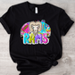 Football and Poms Mascot Bright Rams-DTF