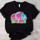 Football and Poms Mascot Bright Trojans-DTF