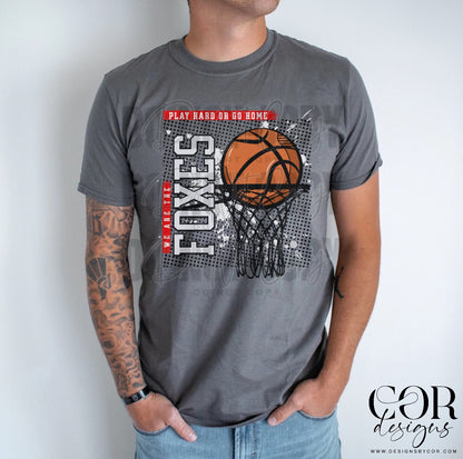 Basketball Mascots(DROPDOWN- ALL IN THIS LISTING)-DTF