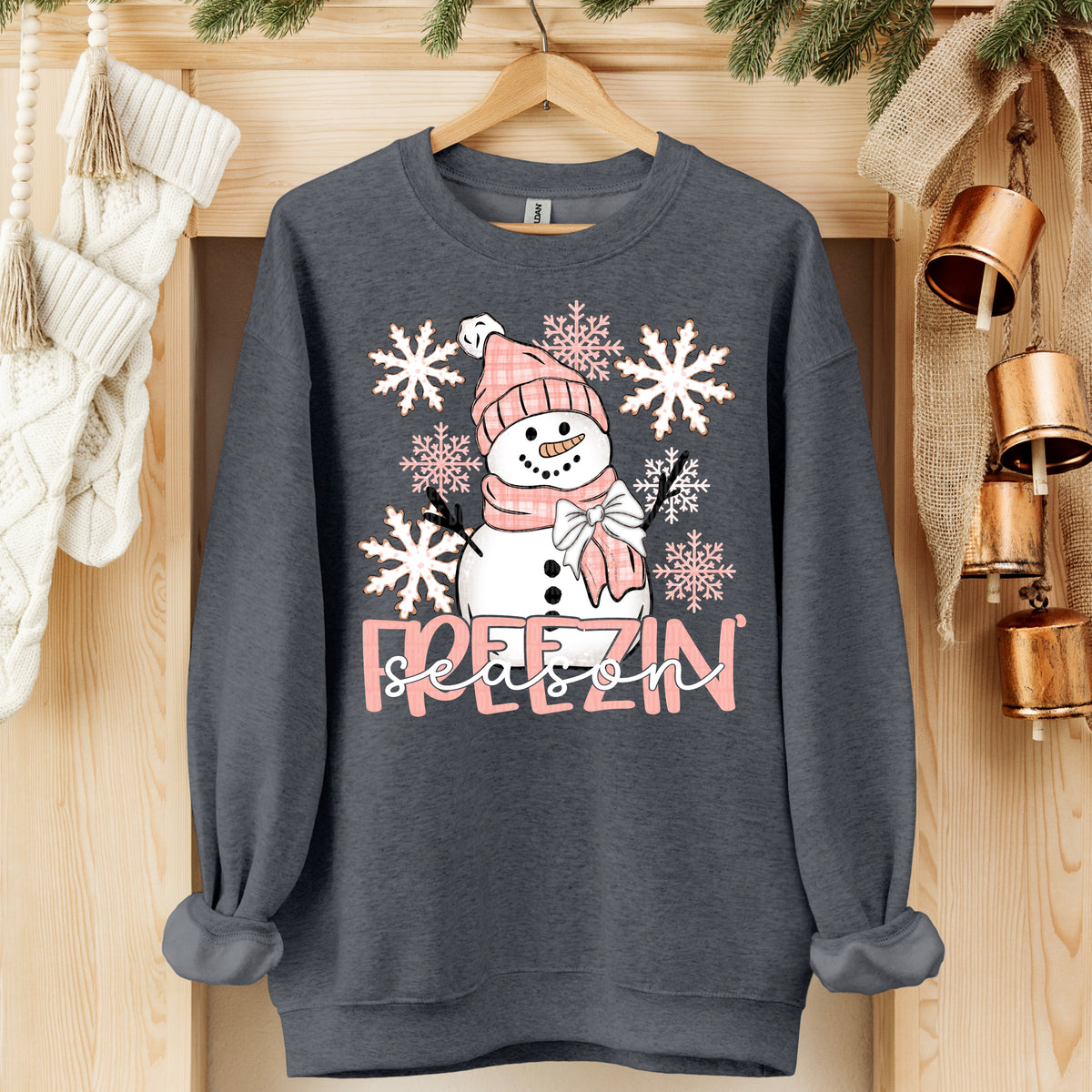 Freezin’ season snowman snowflakes-DTF&UV