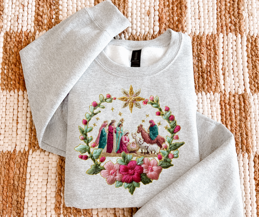 French Knot NATIVITY-DTF&UV