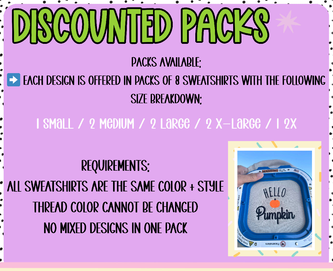 True Story Embroidered Sweatshirt