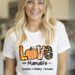 Custom Love name with pumpkin-DTF