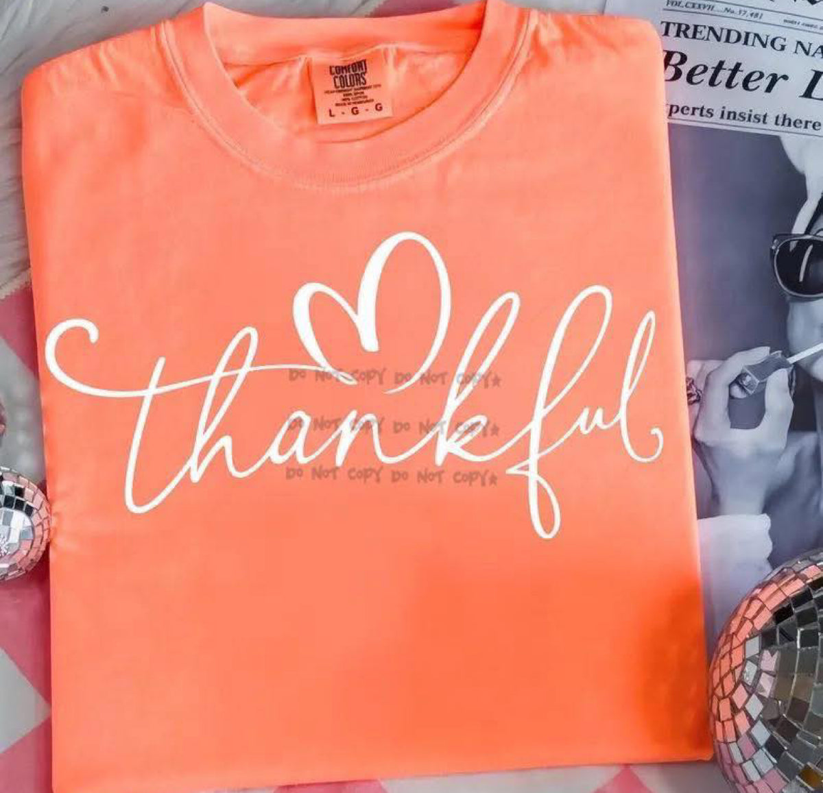 Thankful heart-DTF&UV