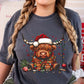 I’m fine everything’s fine Christmas cow-DTF