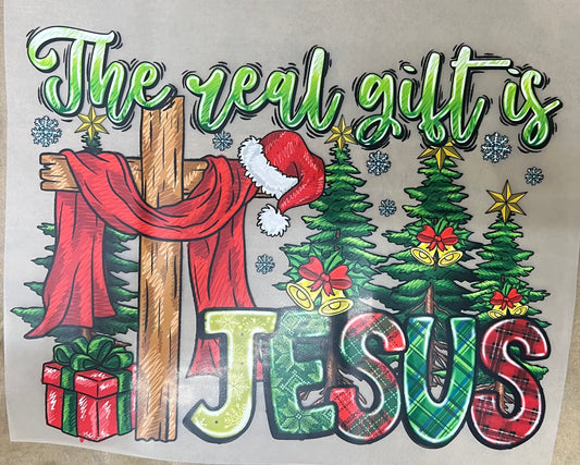 Christmas-The real gift Jesus 10”-DTF RTS