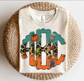 Custom fall monogram -DTF