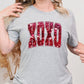 Xoxo red sequin -DTF