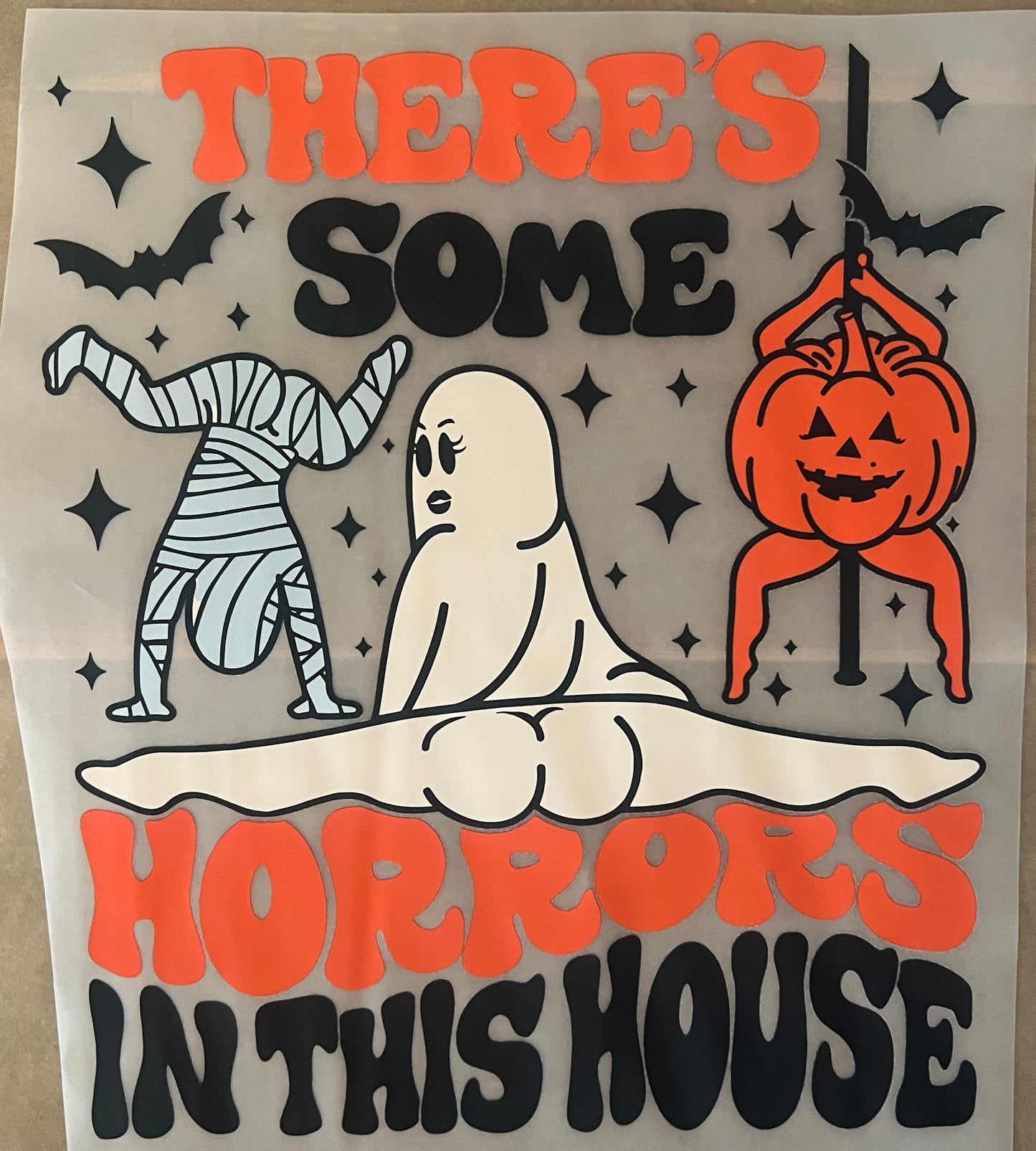 Halloween-There’s some horrors in this house 12”-DTF RTS