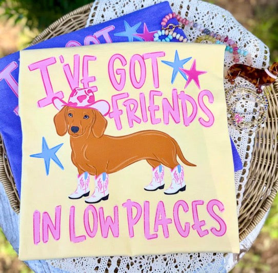I've got friends in low places dachshund -DTF&UV