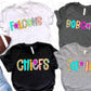 Poppy Bright Paint Splash Alpha CUSTOM (your choice of word(s)-DTF