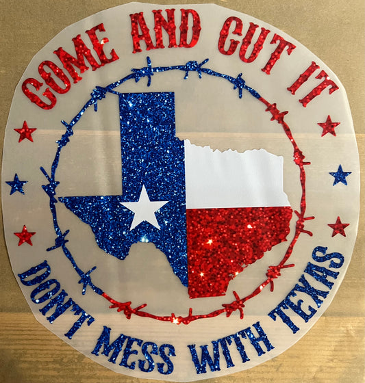 Texas-come and cut it 11”-DTF RTS