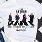 The return Trump(black)-DTF