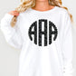 Black Leopard Monogram  -DTF