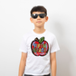 Funky Painted Apple Blue Fifth Grade-DTF