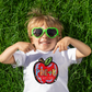 Funky Painted Apple Blue Pre-K-DTF