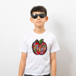 Funky Painted Apple Blue Second Grade-DTF