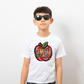 Funky Painted Apple Blue Third Grade-DTF