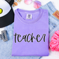 Funky Painted Apple Teacher-DTF