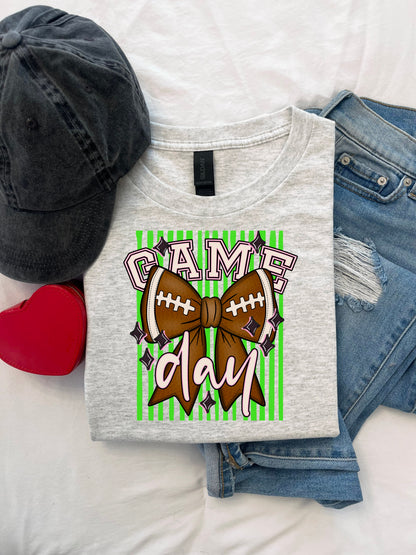 Football Bow (color dropdown) -DTF&UV