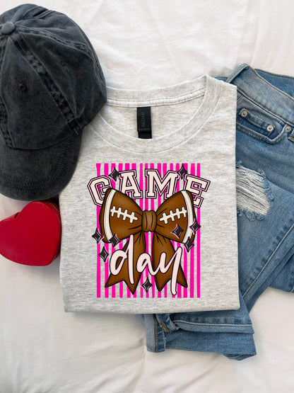 Football Bow (color dropdown) -DTF&UV