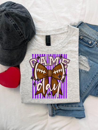 Football Bow (color dropdown) -DTF&UV