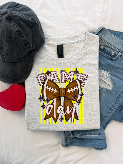 Football Bow (color dropdown) -DTF&UV
