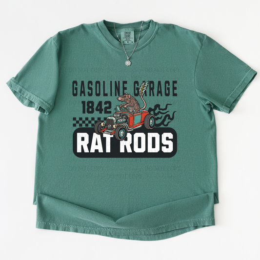 GASOLINE GARAGE RAT RODS -DTF&UV